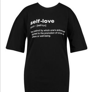 Self-Love T-Shirt Dress! Size 16